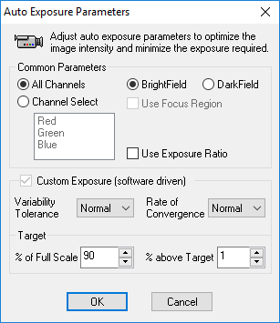 Auto Exposure Parameters